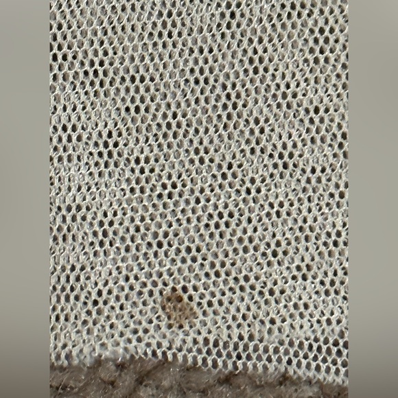 Vintage C. C. Outlaw Jersey Paisley Skirt with Green Gem Detail & Nude Mesh Hem - Picture 2 of 14